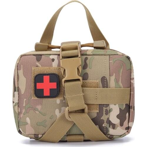 Tactical Pouch Medical Bag Army Military Assault Airsoft First Aid Kit Bags Portable Outdoor Travel Hunting Storage Molle Pack