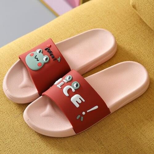 Slippers male and female couples home cartoon personality non-slip PVC slippers indoor slippers mens shoes mens slippers