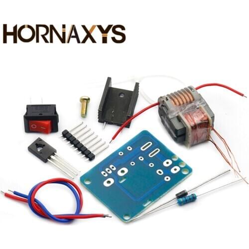 15KV High Frequency DC High Voltage Arc Ignition Generator Inverter Boost Step Up 18650 DIY Kit U Core Transformer Suite 3.7V