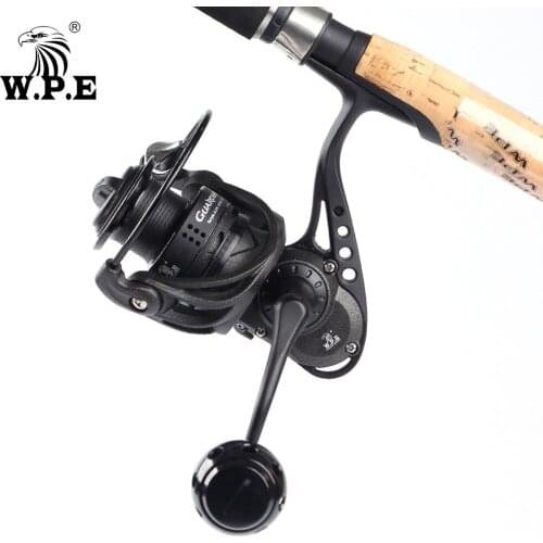 W.P.E Spinning Fishing Reel 5.1:1 2000 3000 4000 5000 Series 9+1BBs High Speed Front Drag Freshwater Carp Fishing Wheel