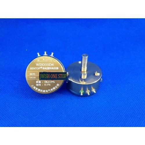 WDD35D-4 conductive plastic potentiometer 0.1% 1K 2K 5K 10K