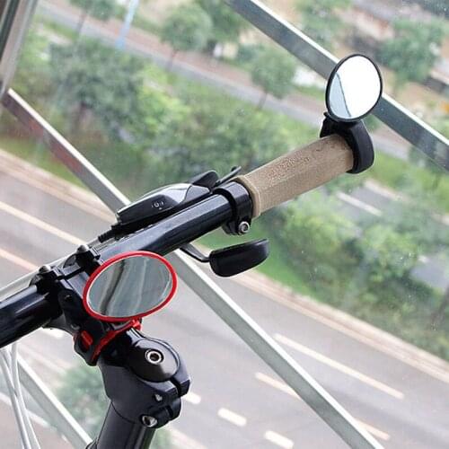 Scooter Rearview Mirror 1PC 360 Degree Adjustable Bike Accessories MTB Road Rotatable Colorful Bicycle Handlebar Mirrors