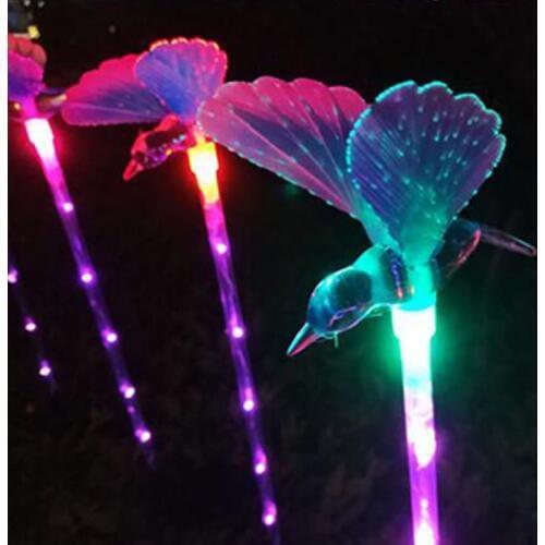1-4Pcs LEDs Solar Light LED Hummingbird lamp Sensor Garden Outdoor Energy Street Lamp Decoration Yard Security LED Waterproof