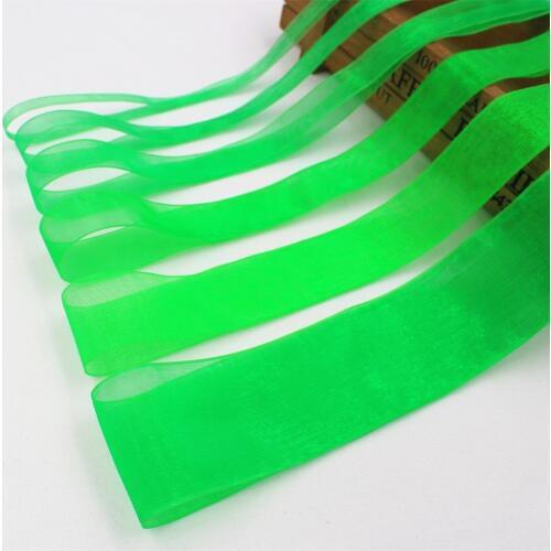 10 Yards solid color net organza ribbon Wedding Party Decoration Craft Decorations , DIY Handmade Materials