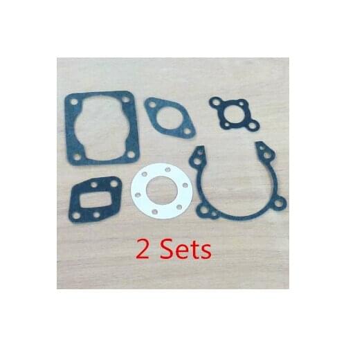 2 Sets x gasket set 6pcs/set for RCMK & more 29CC 30CC RC racing engines r/c motor