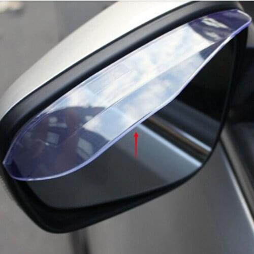 2Pcs Car Rear View Mirror Rain Eyebrow Rain Shield Shade Cover for Toyota Camry Corolla RAV4 Yaris Highlander/Land Cruiser/PRAD