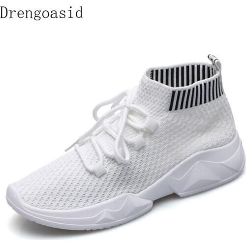 2019 lightweight womens breathable running shoes outdoor jogging lightweight shoes comfortable sports shoes knitted