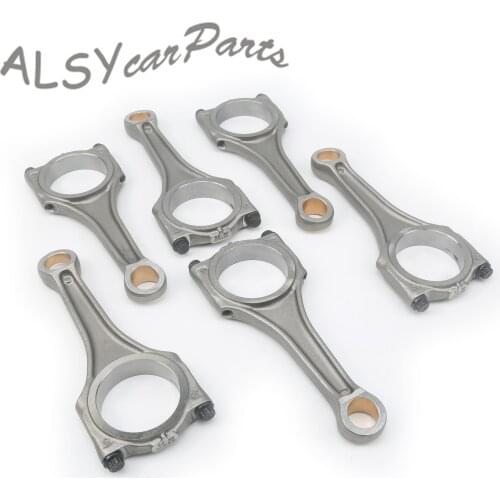 3.0T 06E 198 401 D 6Pcs 22MM Engine Connecting Rod For VW Touareg Audi S4 B8 S5 Q5 Q7 SQ5 A6 Allroad A4 A5 A6 C6 C7 A7 A8 213KW
