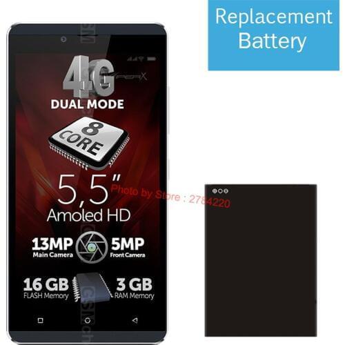 3.85V 100% New Replacement Battery For Allview V2 Viper X+ Plus Mobile Phone Bateria Batterie Batterij Batteries Acumulator