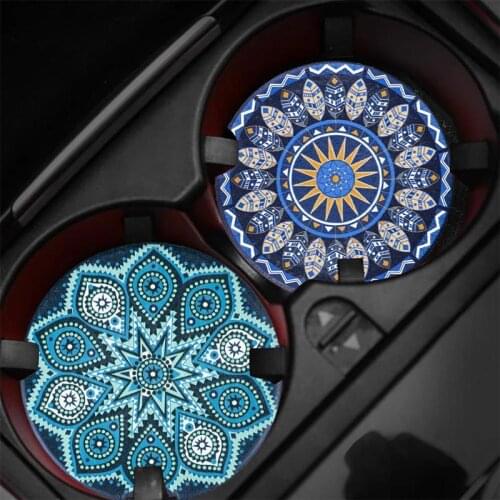 4PCS/Set Tablemat Coffee Mug Placemat Car Coaster Water Cup Bottle Holder Anti-Slip Pad Mat Silica Gel Table Kitchen Decoration