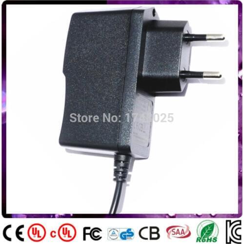 Free shipping 5pcs 13.5v ac dc adaptor 500ma 0.5A Adapter EU input 100 240v ac 5.5x2.1mm 0.9m DC cable Power Supply transformer