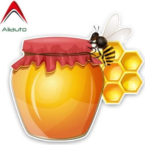 Aliauto Creative Car Sticker Bees Make Honey Cover Scratch Waterproof Automobiles & Motorcycles Accessories PVC Decal,15cm*15cm