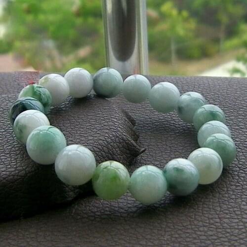 Authentic Myanmar Natural Jadeite Bracelet A Ice Jade Student Lovers