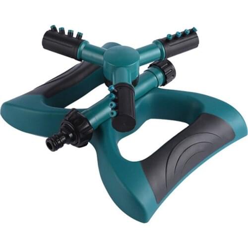 360 Degree Automatic Garden Sprinklers Garden Lawn Irrigation System Rotating Watering Head Durable 3 Arm Garden Garden Yard