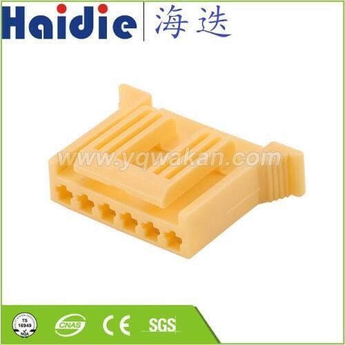 Free shipping 2sets 6pin plastic housing plug auto wiring harness unsealed cable connector HDZ068-3-21