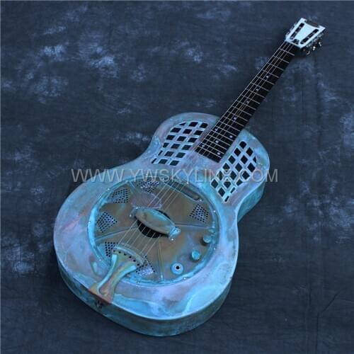 Jonathan 15 Series Resonator Guitar With Pickup , Resophonic Guitars, Metal Body Duolian Guitars