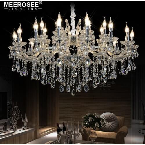 Elegant Crystal Chandelier Light Fixture Luxurious Crystal Lamp for Foyer Restaurant Project Maria Theresa Lamp Hanging Indoor