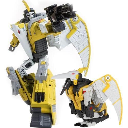 HEIMANBA New 6 in 1 Dinosaur Transformation Toy Mode Movie 5 KO Oversize Alloy+ABS Action Figure Robot Collection Education Toys