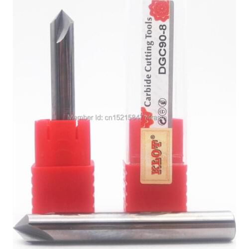 KLOT Solid Carbide Chamfering End Mill 60/90 Degree Chamfer Drill 3mm-20mm Countersink HRC55