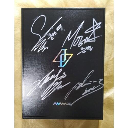 MAMAMOO Autographed Signed REALITY IN BLACK CD ALBUM +Signed Photo K-POP 082021