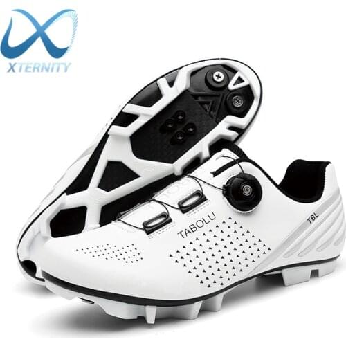 2021 Outdoor MTB Cycling Shoes Men Non-Slip SPD Mountain Bike Cleat Shoes Professional Self-Locking Racing Road Bicycle Sneakers