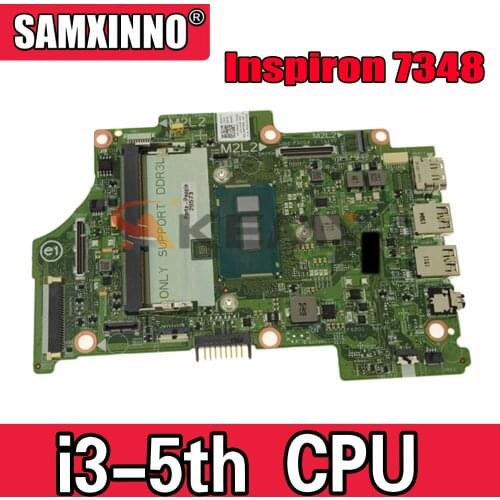 Original Laptop motherboard For DELL Inspiron 7348 I3-5010U Mainboard CN-0NDV1M 0NDV1M 13321-1 SR23Z DDR3