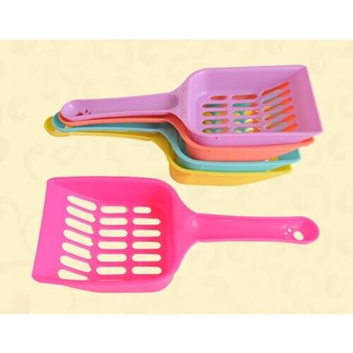 Useful Cat Litter Shovel Pet Cleanning Tool Plastic Scoop Cat Sand Cleaning Products Toilet For Dog Food Spoons
