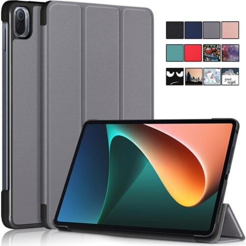 For Xiaomi Mi Pad 5 Pro Case Fold Leather Stand Tablet Shell Funda For Xiaomi Mi Pad 5 Case Smart Cover For MiPad 5 Pro Coque