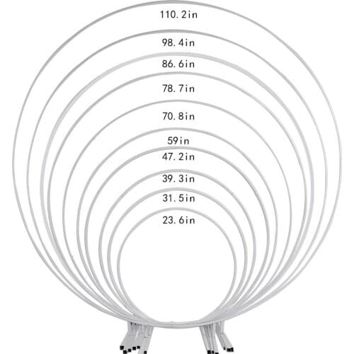 Wedding Arch Balloon Frame Metal Stand Decoration Marriage Garden Flower Arch Wedding Props Column Round Circle Backdrop Stand