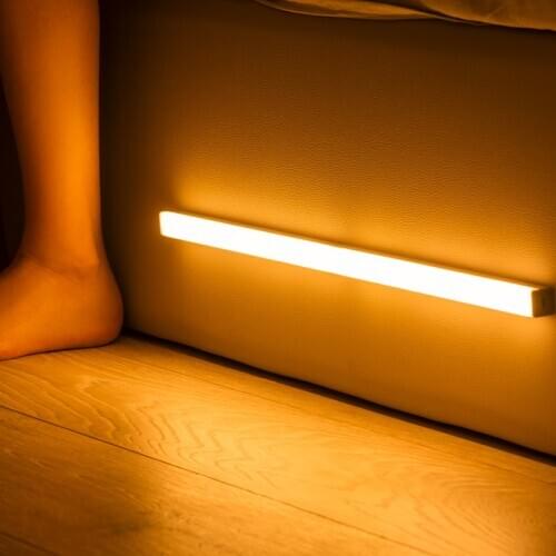 LED Night Light Motion Sensor Wireless USB Rechargeable Night lamp For Kitchen Cabinet Wardrobe Lamp