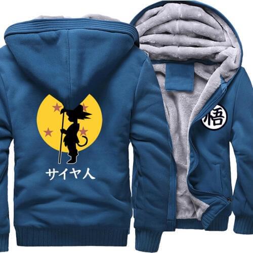 Anime Cartoon Print Z Tops Streetwear Harajuku 2018 New Arrival Brand Clothing Thick Hoodies Men Sweatshirt Hoody