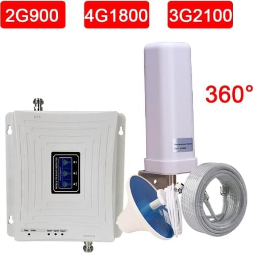 Signal Booster for Cell Phone 2g 3g 4g Repeater Gsm 2g 3g 4g Cellular Repeater Mobile Signal Booster GSM 900 LTE 1800 WCDMA 2100