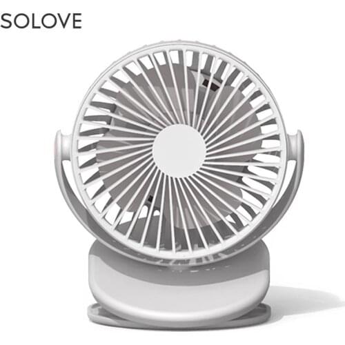 Youpin Solove Clip Fan 3 Windshield 360 Degree Front Mesh Removable Portable Handheld Rechargeable Mini Fan For Home Office