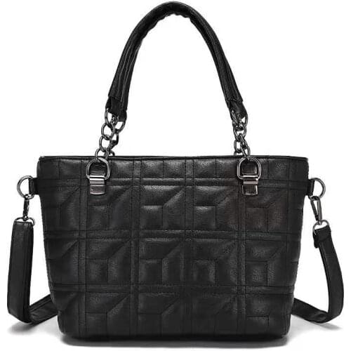 Female bag 2021 new fashion one-shoulder diagonal bag line rhombus chain bag lady handbag