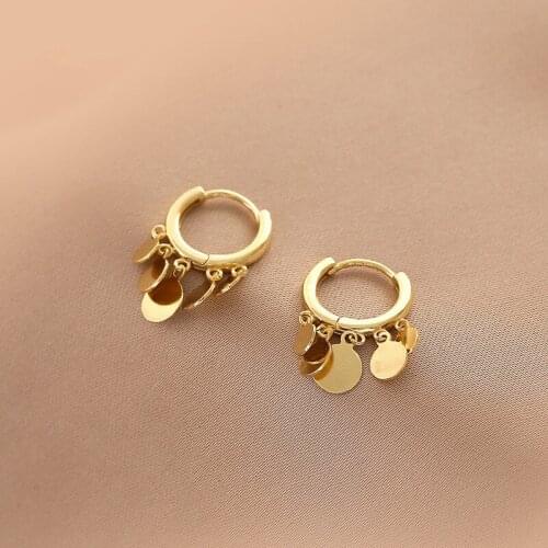 Punk 925 Sterling Silver Round Bead Piercing Stud Earring For Women Girls Party Jewelry Pendientes Accessories eh066