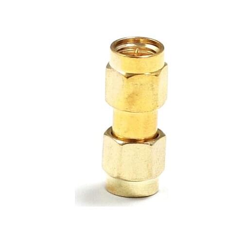 1pc SMA male plug switch RP-SMA male plug RF Coax Adapter convertor straight goldplated NEW wholesale