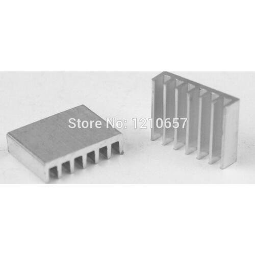 200pieces lot Memory Cooler RAM Heat Sink 18.5X14X5mm Chipset Aluminum Heatsink With 3M Tape
