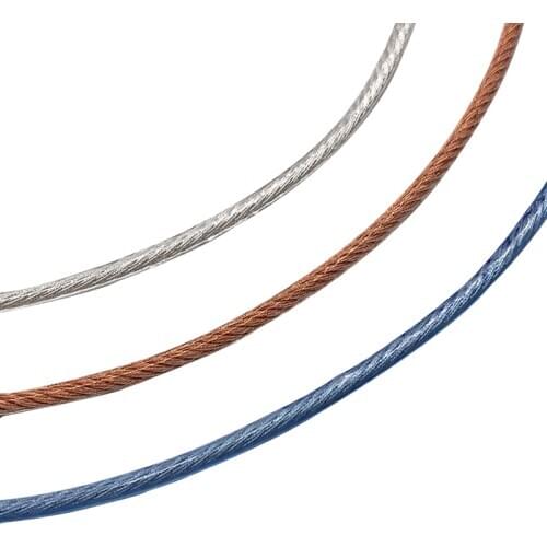 6meters Graphene litz Type6 single crystal copper silver-plated wire 140 core OD: 1.8mm
