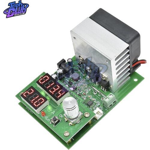 60W 30V Constant Current Electronic Load LCD Digital Display Discharge Battery Capacity Meter Tester intelligent Heat sink Fan
