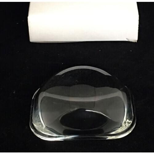 67mm rectangular plano-convex glass COB LED Car Headlight Lens