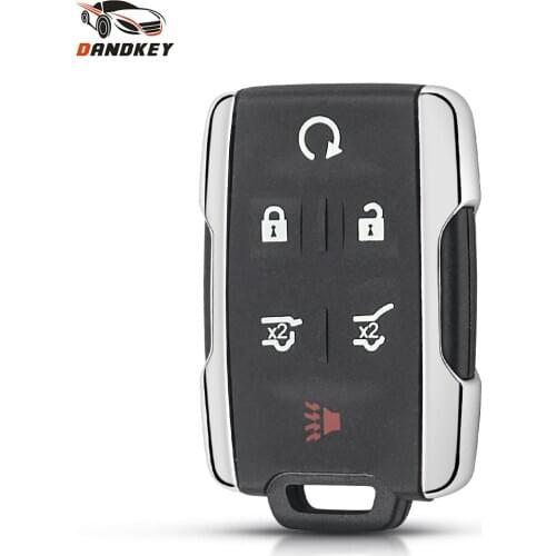 Dandkey Keyless Entry Remote Case For Chevrolet Tahoe Suburban Sierra Silverado Smart Key Shell Housing For GMC Yukon XL