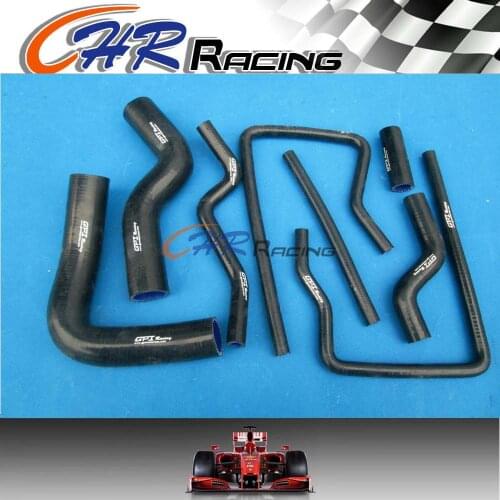 Black Silicone Radiator Hose FOR Subaru Impreza WRX STI GC8/EJ20 Ver 3-6 1996-2000