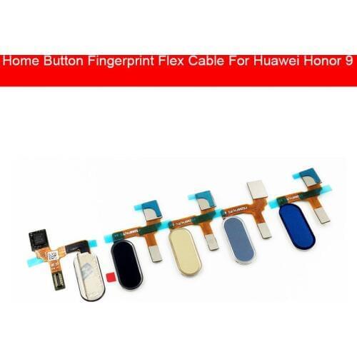 Home Button Fingerprint Flex Cable For Huawei Honor 9 STF-AL00 STF-AL10 STF-L09 Menu Return Touch Sensor Replacement Parts