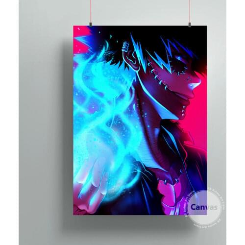 Canvas Anime dabi My Hero Academia Pictures Home Manga Decoration Paintings Poster HD Prints Wall Art Modular Living Room