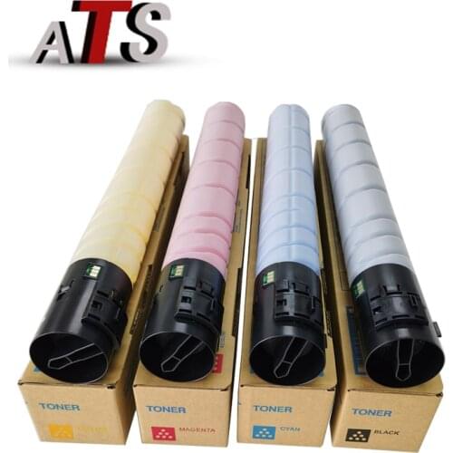 1Set/ 4pcs tn Toner CartridgeTN512 CYMK For Konica Minolta Bizhub C454 554 Compatible C454e C554e toner for printer