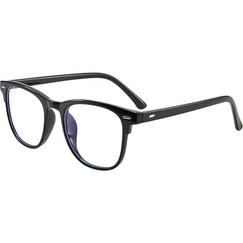 Classic Anti Blue Light Glasses Women Glasses Frame Optical Rivets Clear TR90 Glasses For Computer Screen Spectacle Frames Men