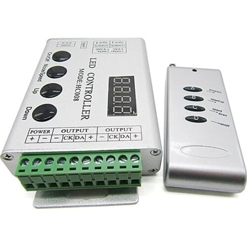 RGB Led Pixel Controller RF Control Led Controller Programmable 2048 Pixels 133 effect Modes ws2811 2812 Led Controller