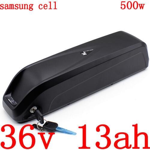 36V 48V 500w battery pack 36v 48v 52v 10ah 13ah lithium ion battery use samsung cell 36V 48V electric bicycle battery free duty