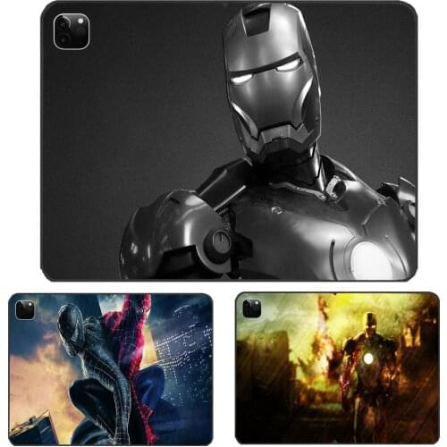 Marvel Avengers Spider-Man Captain America Iron Man iPad Case For i Pad 10.2 Case Hunter X Hunter Soft Silicone Back Funda Prote