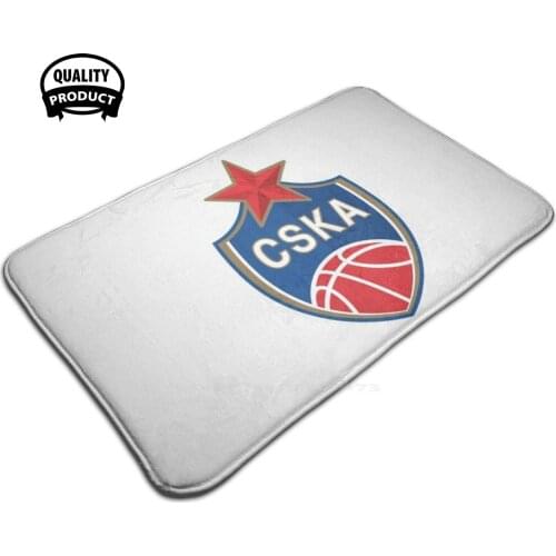 Cska Moscow Logo Soft Foot Pad Room Goods Rug Carpet Cska Moscow Russia Euroleague Basketball Football Club Soccer Цска Москва